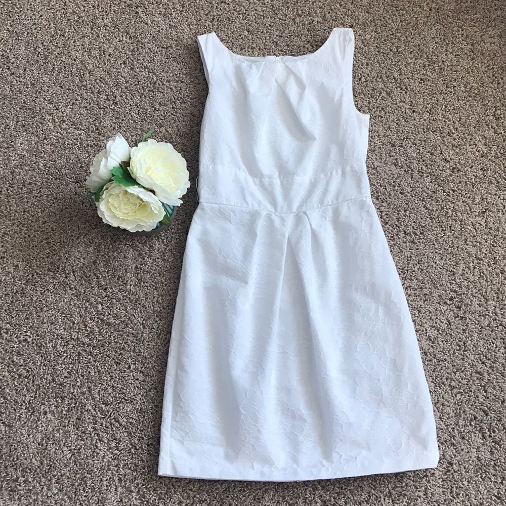 White Dress with Black Belt
